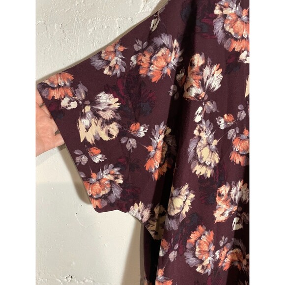 Land's End Red Floral Sheath Dress with Pockets Short Sleeve Women's 18W - Picture 8 of 14